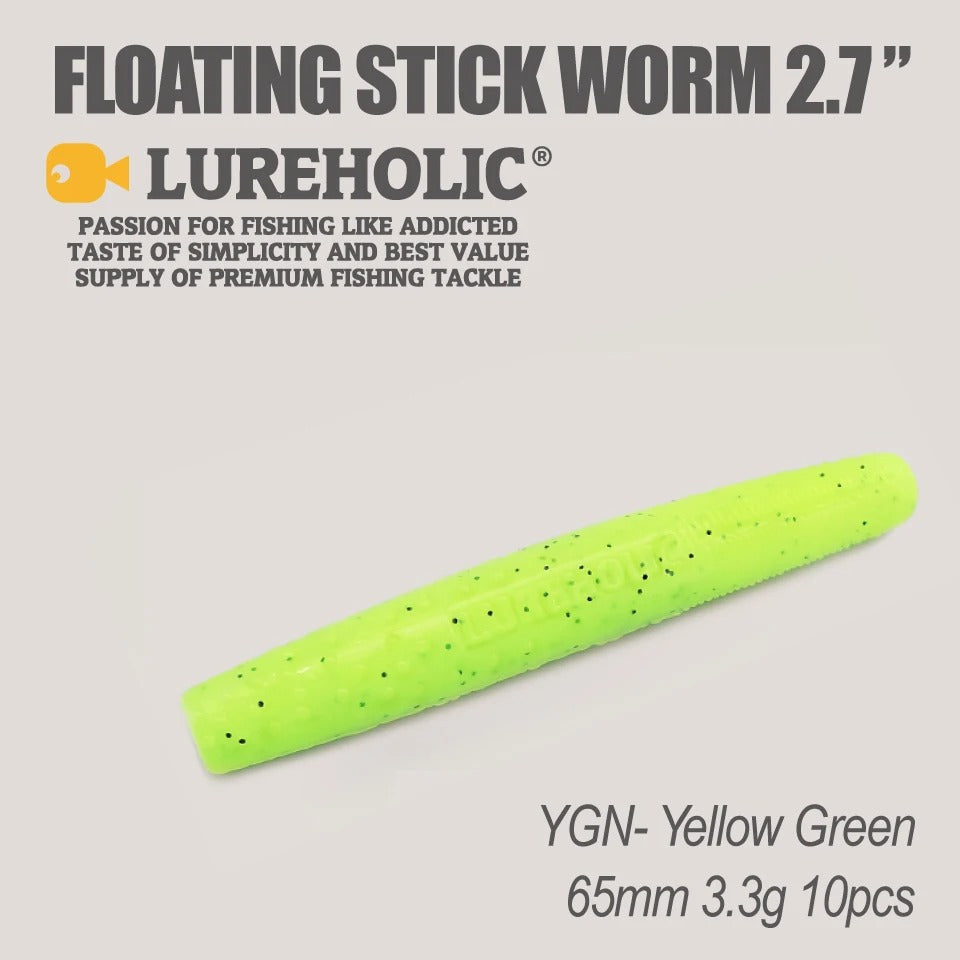 LUREHOLIC Floating Stick Worm