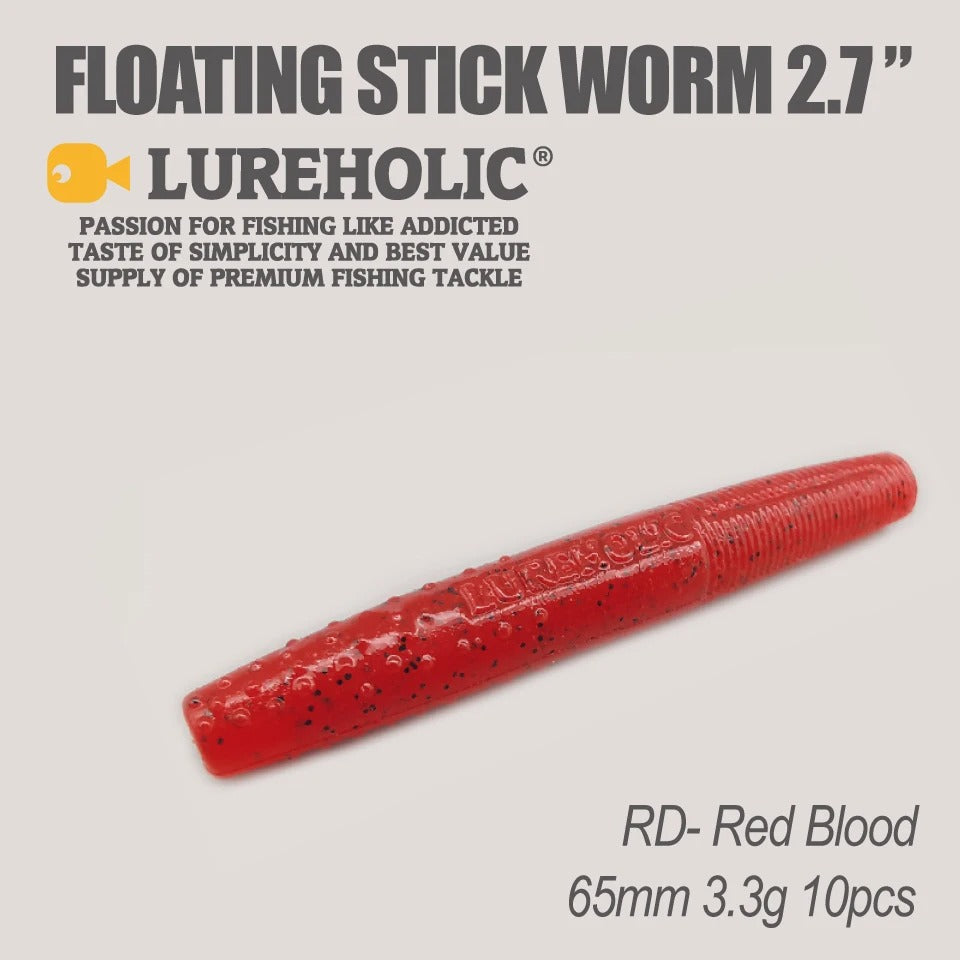 LUREHOLIC Floating Stick Worm