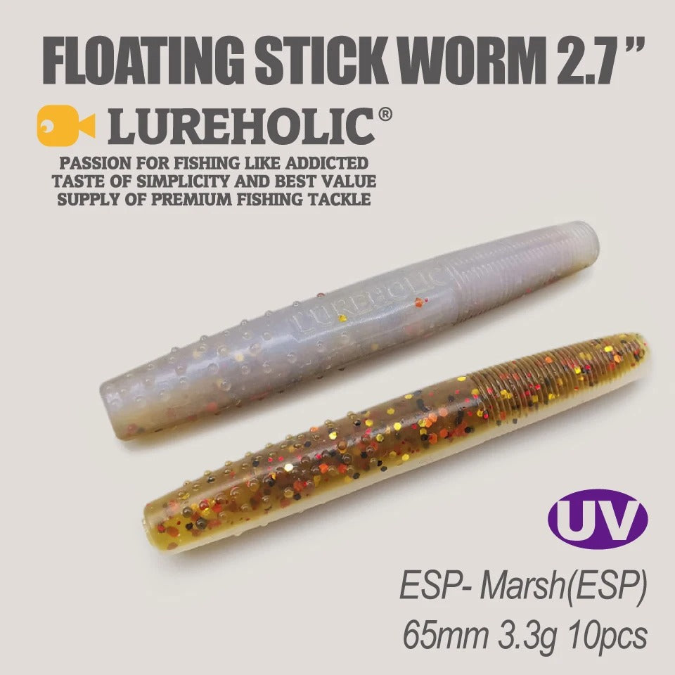 LUREHOLIC Floating Stick Worm