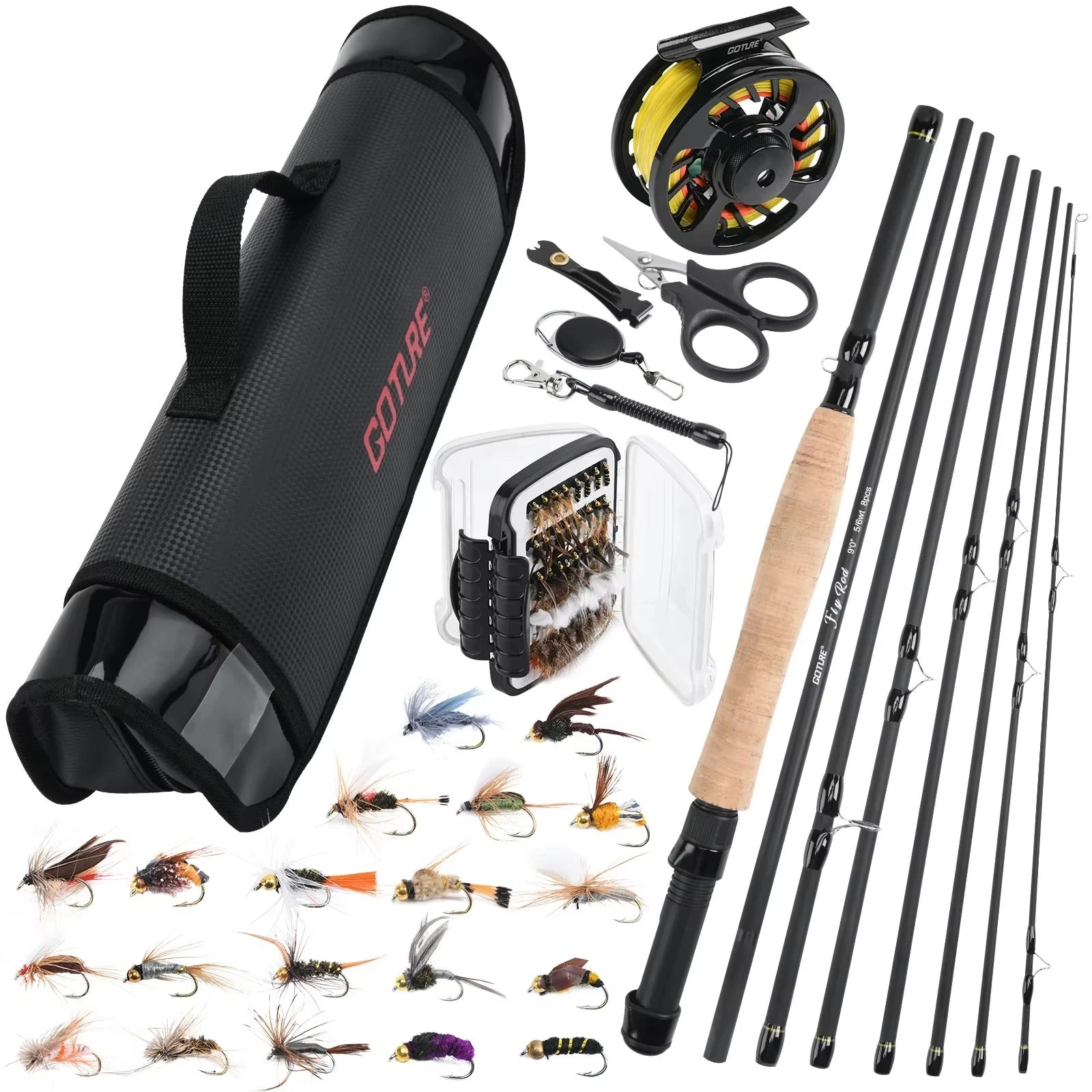 Goture 2.7M Medium Fast Action Fly Fishing Rod