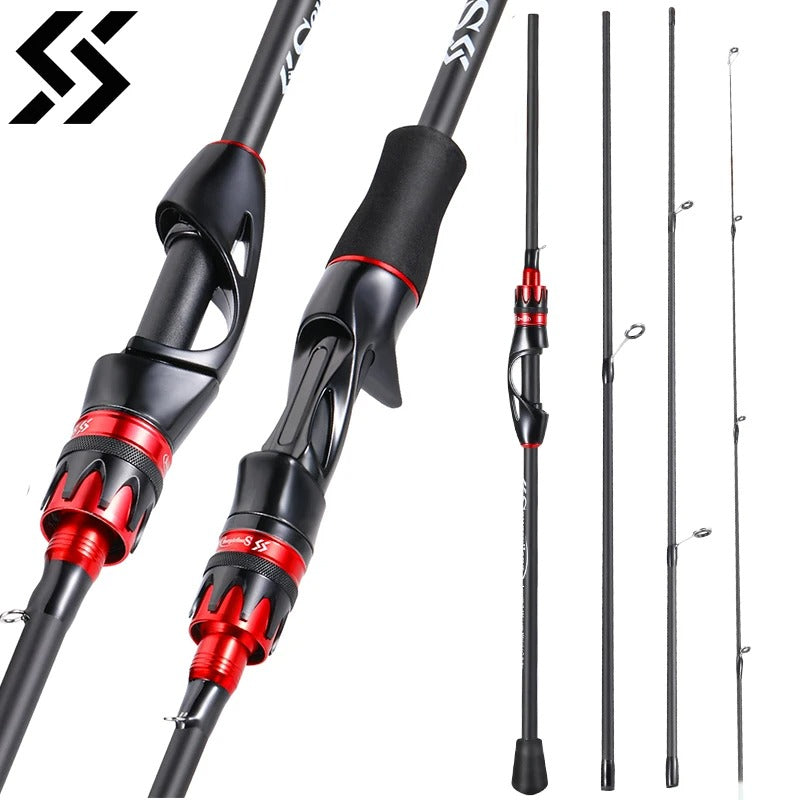 Sougayilang 4 Sections Lure Fishing Rod