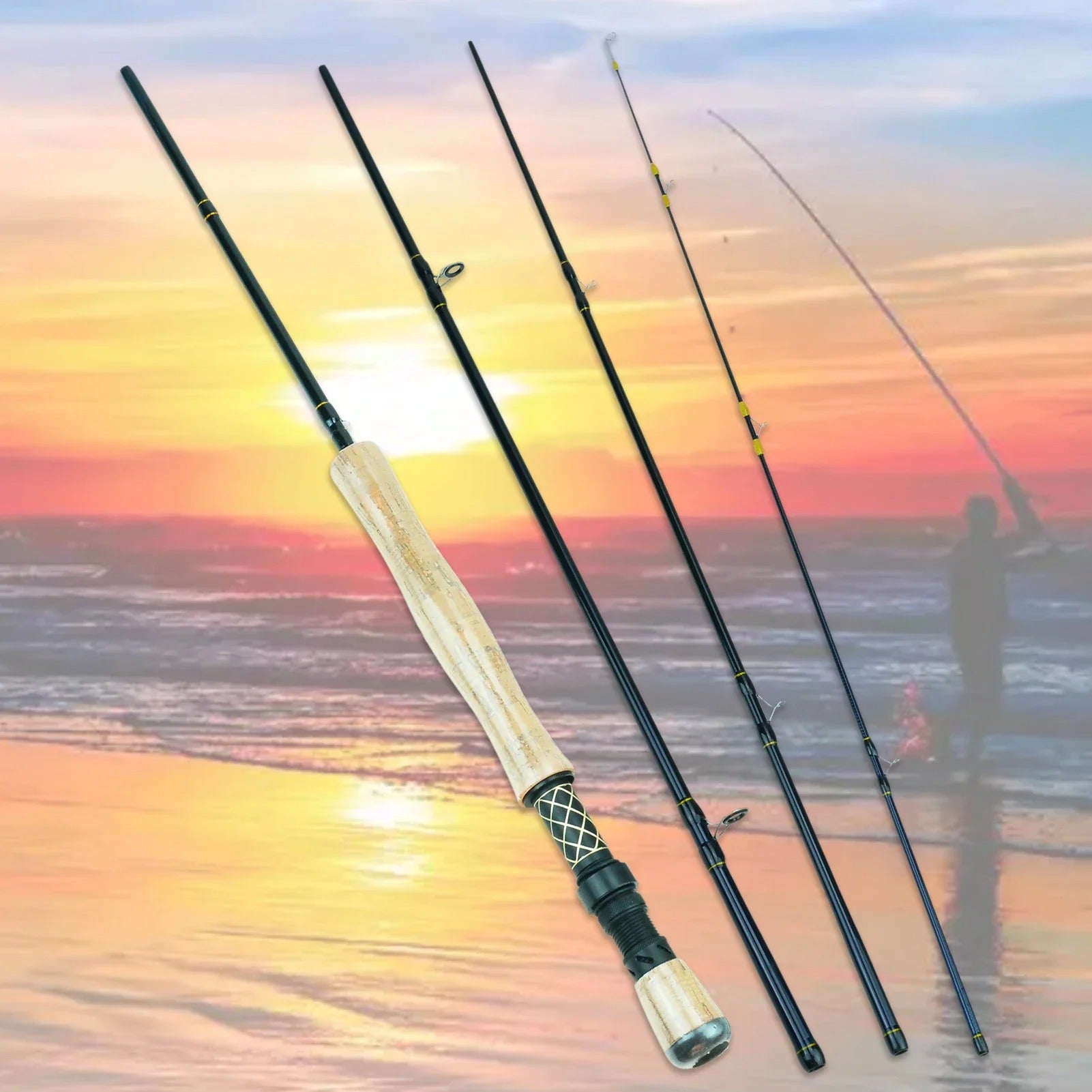1.98M–2.7M Carbon Fly Fishing Rod