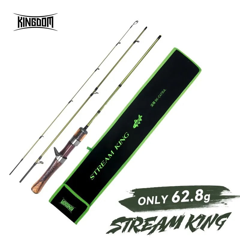 Kingdom 3 Sections Ultralight Carbon Rod