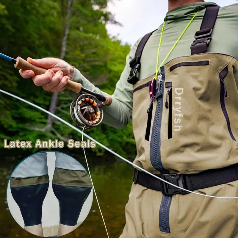 Zippered Waterproof Wader Without Boots