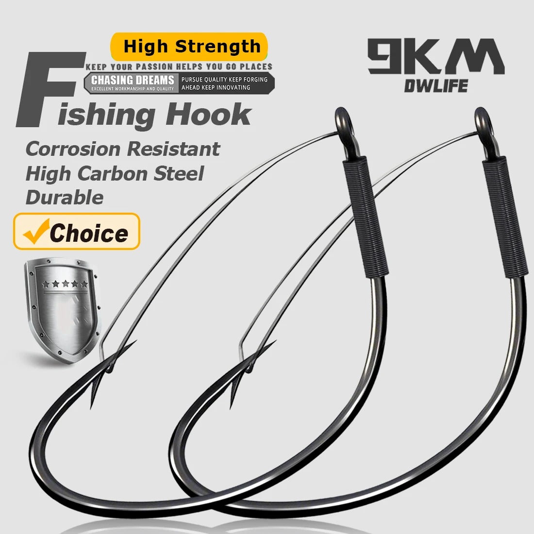 9KM Weedless Wacky Rig Hooks