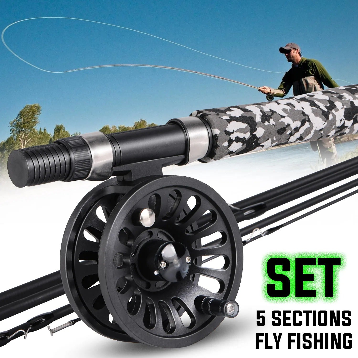 Sougayilang #5 Fly Fishing Rod Combo