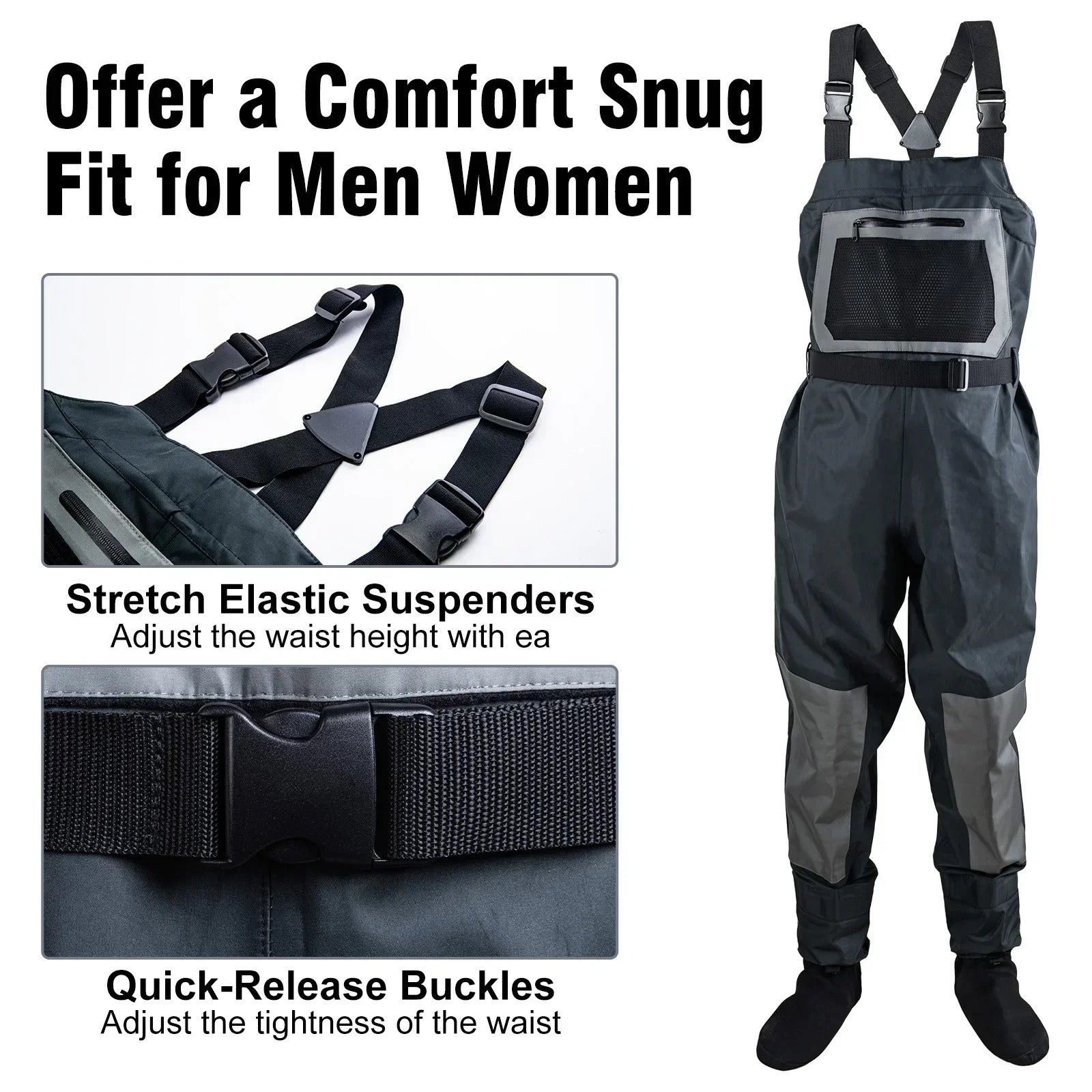 Goture Lightweight 100% Waterproof Fly Fishing Waders