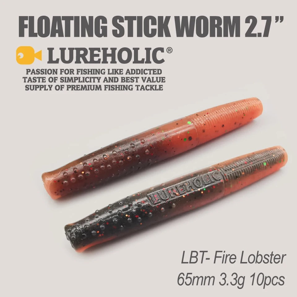 LUREHOLIC Floating Stick Worm