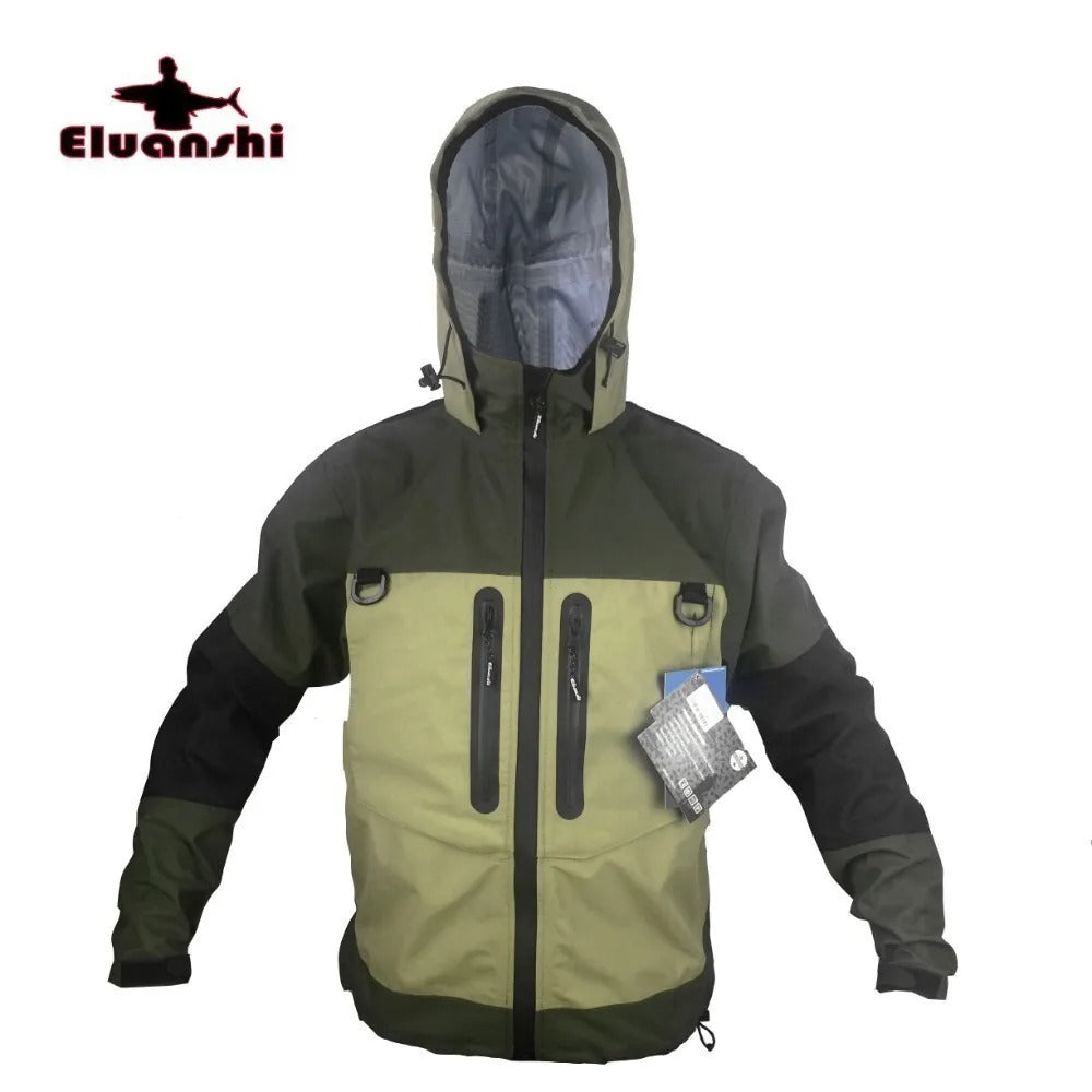 ELUANSHI Waterproof Breathable Fly Fishing Wader Jacket